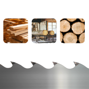 Lames <span class=keywords><strong>de</strong></span> scie à ruban à pointe en carbure pour le sciage du <span class=keywords><strong>teck</strong></span> - Product Image 3