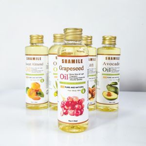 化粧品グレードグレープシードオイル有機植物抽出物118ml毎日ボディマッサージフェイススキンケアライトニング栄養強化 - Product Image 1