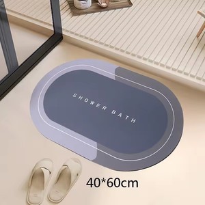 Alfombra de Baño de Secado Rápido, Antideslizante y Antibacteriana, Alfombra Absorbente para Baño, Cocina, Hogar, Alfombra para Entrada, Uso en Hoteles - Product Image 2
