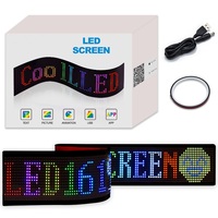 Flexible Défilement Message Petit Led Plateau Affichage App Portable Mini Led Affichage Écran pour Voiture Taxi Fenêtre En Plein Air Led Signe