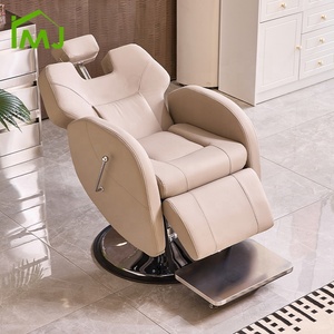 Silla de peluquería giratoria reclinable, silla hidráulica resistente - Product Image 3