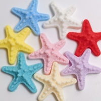Ornamenti in Resina a Forma di Stella Marina, Accessori Fai-da-Te, Decorazioni per Torte a Tema Sirena, Miniature per Feste a Tema Sottomarino