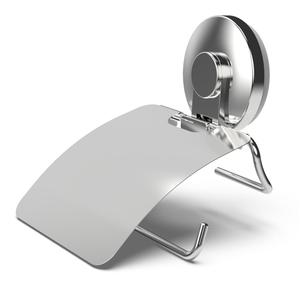 <span class=keywords><strong>Portarotolo</strong></span> per Carta Igienica <span class=keywords><strong>da</strong></span> Bagno Autoadesivo a Ventosa Incassato Cromato con Ganci a Ventosa - Product Image 1