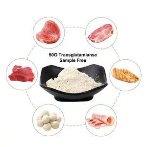 थोक मूल्य खाद्य ग्रेड कैस 80146-85-6 Transglutaminase टीजी एंजाइम मांस गोंद