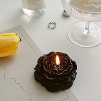 Handgefertigte Natürliche Sojawachs-Blumenförmige Duftkerze für Valentinstag, Geburtstag, Hochzeit