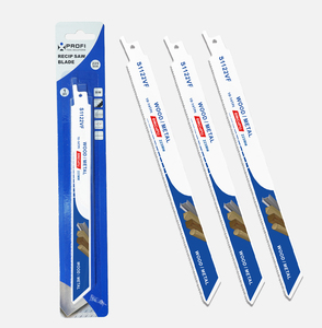 <span class=keywords><strong>Lame</strong></span> de <span class=keywords><strong>scie</strong></span> <span class=keywords><strong>sabre</strong></span> BIM M42 en cobalt de 225 mm (9 pouces) avec revêtement Ti <span class=keywords><strong>pour</strong></span> la coupe du <span class=keywords><strong>bois</strong></span> dur, du métal et des palettes - Product Image 1