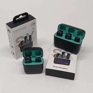Micrófono de Solapa Profesional de Doble Chip, Inalámbrico, para DSLR, para Transmisión en Vivo, TikTok, Diseño Elegante de Escritorio - Product Image 6