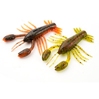 WEIHE Leurre souple flottant multi-jambes en TPR, 6 couleurs, 8 cm, 8,7 g, imitation crevettes et écrevisses, pour achigan, crappie et truite