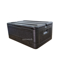 Superbe glacière portable en mousse EPP de qualité supérieure, isolée thermiquement, à motif rayé, pour le camping en extérieur et le stockage alimentaire
