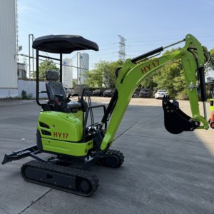 Mini-excavatrice multifonctionnelle sur chenilles de 1,7 tonne, mini-excavatrice pour déchets, mini-excavatrice pour serres agricoles - Product Image 5