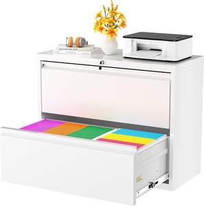 خزانات بطبقتين ورقية عالية الجودة حجم <span class=keywords><strong>A3</strong></span> و A4 مع أدراج مغلقة خزانات معدنية - Product Image 1