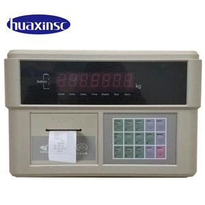 프린터가있는 A9 시리즈 디지털 트럭 스케일 <span class=keywords><strong>50kg</strong></span> 용량 바닥 스케일 표시기 LED 디스플레이 OIML 인증 IP65 보호 - Product Image 5