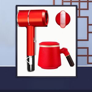 Wholesale Celebration Commemorative Incentive Electronic Hair Dryer+office Cup Business Gift Set Luxury Corporation - Product Image 1