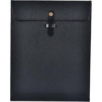 Carpeta de Archivos de Cuero Sintético A4, Estilo Simple, Portátil, para Oficina, Escuela, Documentos, Promocional, Venta al Por Mayor