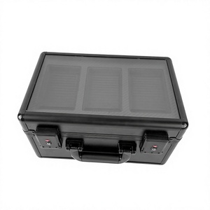 Boîte de rangement portable pour outils FX Black ABS avec design antichoc et fermeture à boucle - Product Image 4