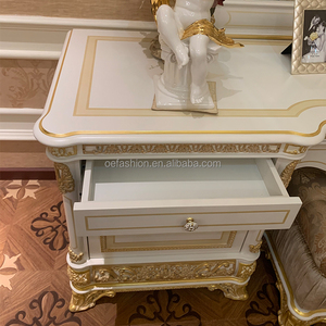 OE-FASHION French Country Antique White <strong>Victorian</strong> Dresser Economical Vintage Wooden Bedroom <strong>Dressing</strong> <strong>Table</strong> Industrial Style - Product Image 5