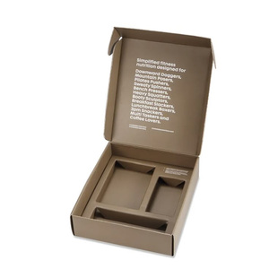 Scatola di spedizione personalizzata riciclabile in cartone color legno, scatola di spedizione in cartone personalizzata, imballaggio in carta, scatola di spedizione personalizzata - Product Image 3