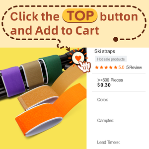 Harga pabrik EVA Ski dapat disesuaikan pemegang Snowboard mengikat kait dan <span class=keywords><strong>Loop</strong></span> tali Ski salju peralatan Ski - Product Image 6