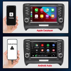 Para Audi TT Mk2 8J sistema de navegación de coche todo en uno 7 pulgadas <span class=keywords><strong>Android</strong></span> Control Central inteligente USB grande CarPlay 1 año de marcha atrás - Product Image 3