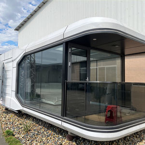 <span class=keywords><strong>Capsula</strong></span> Abitativa di Lusso da Giardino Prefabbricata e Modulare in Acciaio, Ville Prefabbricate per <span class=keywords><strong>Hotel</strong></span>, Case Mobili, Campeggio e Capsule Spaziali - Product Image 2