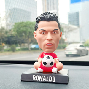 Regalos para Fanáticos del Fútbol, Muñeco con Cabeza Móvil Versión Q, Decoración para Coche, Figuras <span class=keywords><strong>de</strong></span> Acción <span class=keywords><strong>de</strong></span> <span class=keywords><strong>Messi</strong></span>, Neymar, Cristiano Ronaldo - Product Image 2
