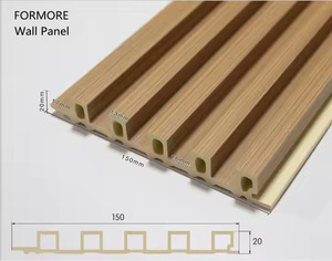 Hiện đại 2025 WPC cổ điển 3D nhựa chống cháy chống thấm nước trang trí tấm Tường cho phòng khách giải trí-cho thương mại - Product Image 5