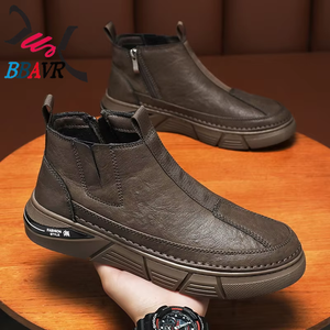 New Men's Outdoor Hiking Shoes Wear-Resistant Anti-Slip Breathable Mesh Casual Light Weight Summer Spring Autumn Rubber Midsole - Product Image 4
