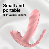 Erwachsenen-Sexspielzeug Weibliches Sexspielzeug Lesbische Tragbare Dildo-Hose Tragbarer Weicher Silikon-Dildo-Slip Vibrator mit Fernbedienung für Vaginas