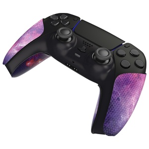 แผ่นยางกันลื่น PlayVital สีม่วงลายดาว ดูดซับเหงื่อได้ดี สำหรับจอย PS5 แบบมืออาชีพ - Product Image 5