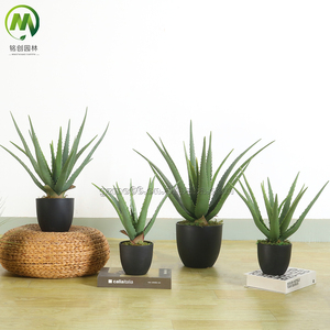 Plantes artificielles décoratives simulation plante verte succulente avec <span class=keywords><strong>pot</strong></span> pour jardin paysage décor faux - Product Image 6