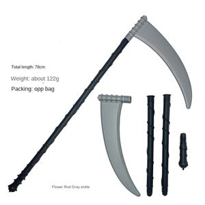 Halloween Cool Item Vine Pattern Death Scythe Ghost Head Decoración de fiesta de plástico con armas de Festival - Product Image 6