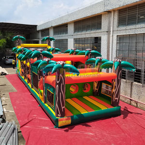 Castillo Inflable Comercial con Obstáculos de Jungla, Parque de Diversiones para Niños, Equipo de Parque de Atracciones - Product Image 3