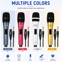Microphone dynamique filaire professionnel léger en plastique JINJUE PM189 pour la scène et le karaoké