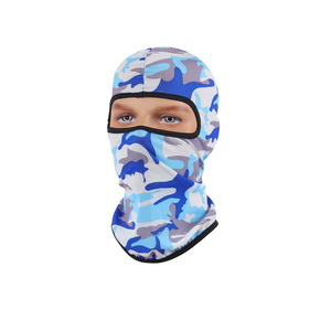 Männer Frauen Schwarz UV-Schutz Staub dicht Wind dichte Milch Seide Sturmhaube Gesichts maske Zum Skifahren Snowboarden Radfahren Wandern - Product Image 3