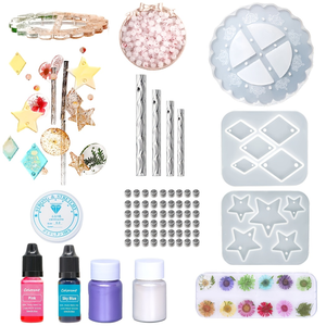 Wind Chime Silicone Mold Kit - Resin Pendant Craft DIY Material Set, Home Decoration Ornament