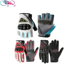 Guantes de motocicleta de alta calidad, de medio dedo y dedo completo, transpirables, resistentes al desgaste, antideslizantes, anticaídas, impermeables. - Product Image 1