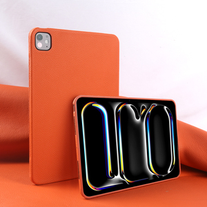 Ốp lưng da thật họa tiết vải thiều cho <span class=keywords><strong>Apple</strong></span> <span class=keywords><strong>iPad</strong></span> <span class=keywords><strong>Pro</strong></span> 11/13, Air <span class=keywords><strong>5</strong></span>, Mini 7 - Bảo vệ toàn diện, có khe cắm bút, mặt sau chống sốc (Phù hợp với máy <span class=keywords><strong>10</strong></span>.9 inch) - Product Image 6