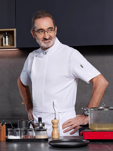Chaqueta de <span class=keywords><strong>Chef</strong></span> Japonesa, Uniforme de Pastelero, Chaqueta de Cocina, Uniforme de <span class=keywords><strong>Chef</strong></span> para Hombre, Uniforme de Hotel - Product Image 5