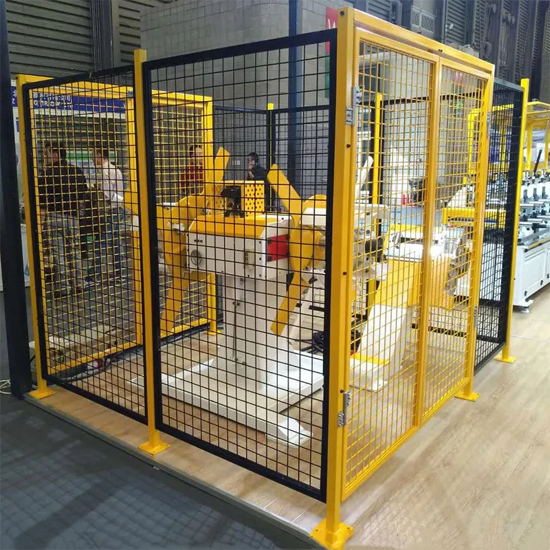 industrial High security fence steel metal welded Robot safety fence