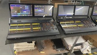 Avec flight case Contrôleur d'éclairage de scène professionnel ma I5 ou I7 CPU MA2 cheval noir console dmx