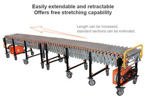 מתכווננת כונן מרובים מצבי כונן רולר פלדה גמישה עם גומי עבור מסועים לוגיסטיים מחסן - Product Image 4