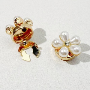 Bán Buôn Thanh Lịch Hoa Khuy Măng Sét Áo Sơ Mi Nút Bìa 1 PC Phong Cách Tinh Tế Đa-Sử Dụng Quần Áo Phụ Kiện Wedding Party Trang Phục Chính Thức - Product Image 1