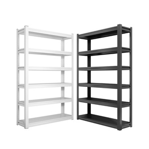 Étagère de rangement réglable multicouche en acier au carbone Zwj Hj pour entrepôt, maison, balcon, supermarché, blanc, épaisseur 0,4 mm - Product Image 4