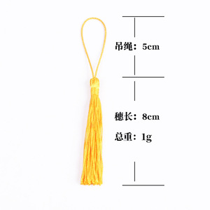 Marcapáginas pequeños con borlas de poliéster, estilo antiguo decorativo para ropa, textiles del hogar y prendas de vestir - Product Image 3