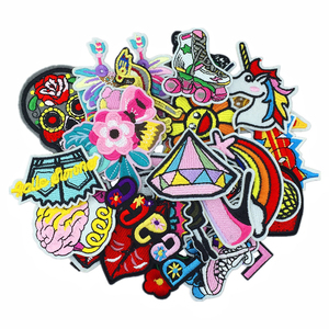 ECO Custom ized Kids Bügeln auf gestickte Kinder Niedliche Cartoon Aufbügeln Stick flecken für Kleidung Kleidung - Product Image 1