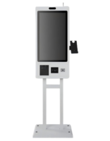 Máquina de Autoservicio con Pantalla Táctil Opcional de 24/27 Pulgadas, Kiosco de Pago, Impresora de Tickets de 80 mm, Escáner, Lector NFC Opcional, Sistema POS