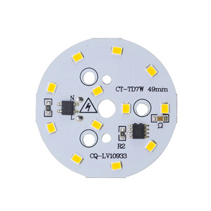 <b>Led</b> Light Source Board Driverless Crystal Chandelier Core Hole Lamp Bead Round Small Accessory Restaurant Light Sheet - Product Image 2