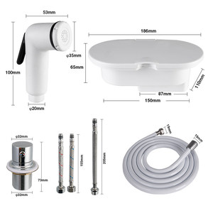 Ensemble de douche pour pont de bateau Lamz, eau froide et chaude, kit de buses encastrées en acier inoxydable pour yacht et remorquage - Product Image 3