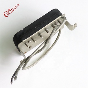 Donlis Custom <span class=keywords><strong>Vintage</strong></span> 49.2mm Long Leg Nickel Silver PAF LP <span class=keywords><strong>Humbucker</strong></span> Guitar Pickup With Alnico 5 Magnet Bar - Product Image 6