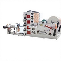 Máquina de Impresión Flexográfica de Alta Velocidad de Tipo Apilable ZBRY-1200 de 2 Colores para Vasos y Bolsas de Papel, Impresora de Etiquetas Nueva